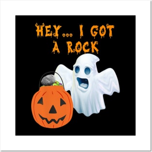 I Got A Rock Halloween Funny Trick Or Treat Halloween Squad Posters and Art